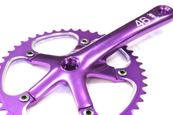 PoloandBike 46t Crankset - Purple