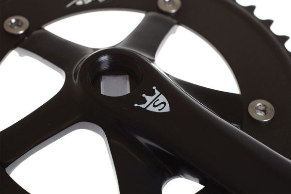 Sugino Pista 44t Crankset - Black