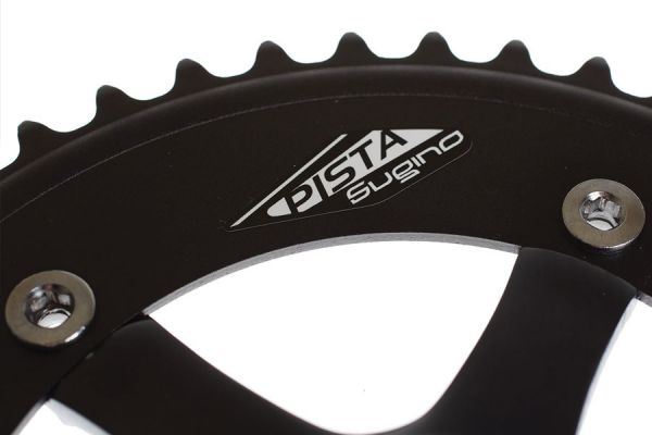 Sugino Pista 44t Crankset - Black