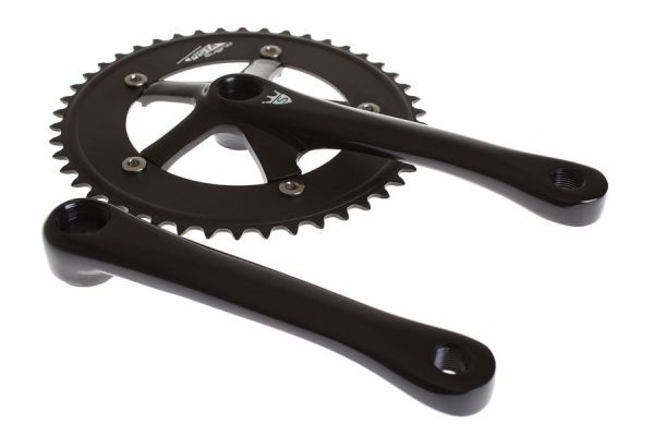 Sugino Pista 46t Crankset - Black