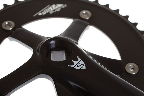 Sugino Pista 48t Crankset - Black