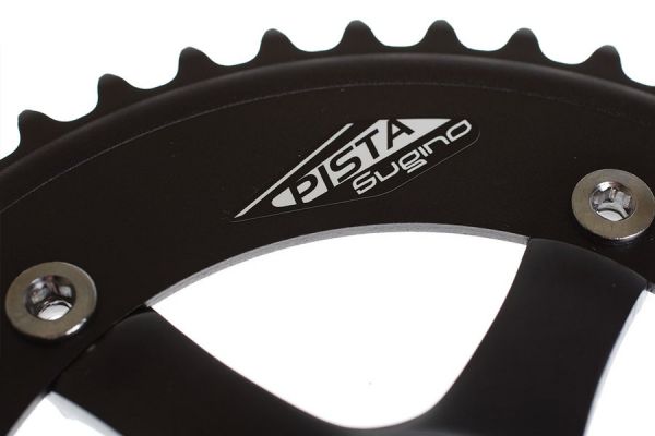 Sugino Pista 46t Crankset - Black