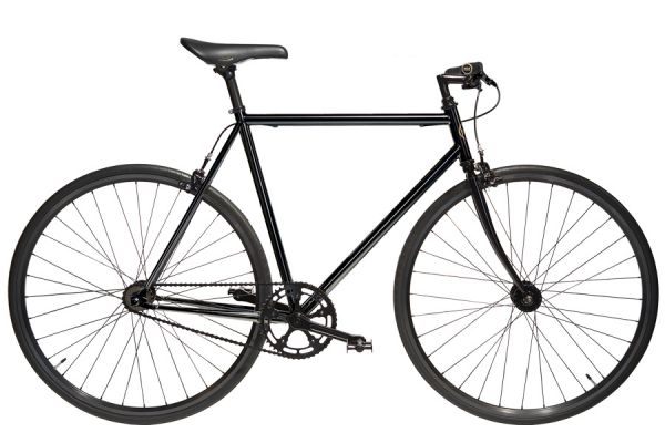 Jitensha Singlespeed ​​Fahrrad - Black/Black/Black