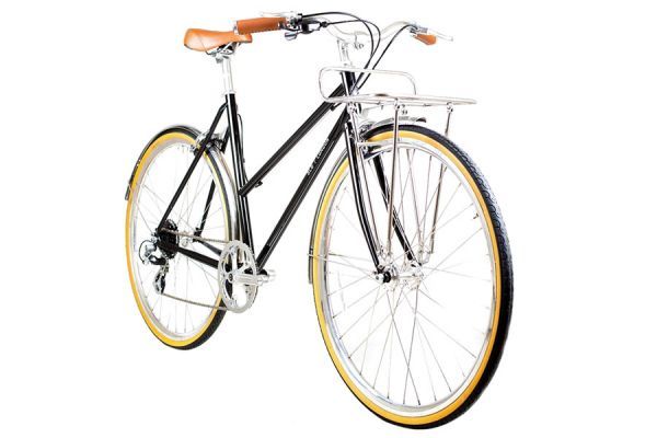 BLB Butterfly 8 Speed Town Bike - Black