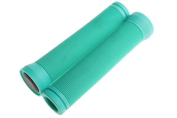 BLB Button Handlebar Grips - Light Blue