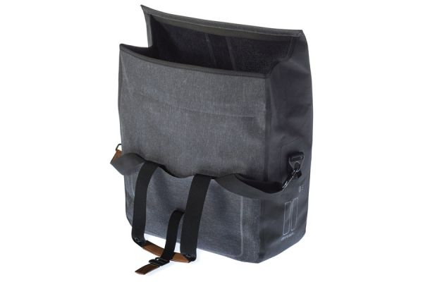 Basil Urban Dry Pannier Bag - Grey