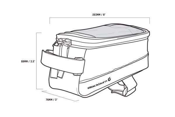 Blackburn Local Plus-Röhre Fahrradtasche