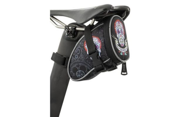 Cycology Day of the living Saddle Bag - Black