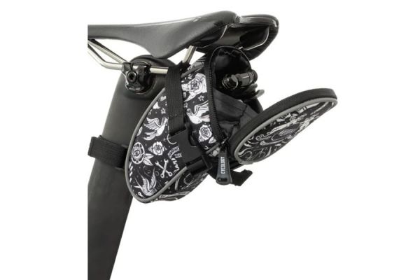 Cycology Velo Tattoo Saddle Bag - White/Black