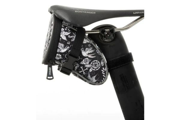 Cycology Velo Tattoo Saddle Bag - White/Black