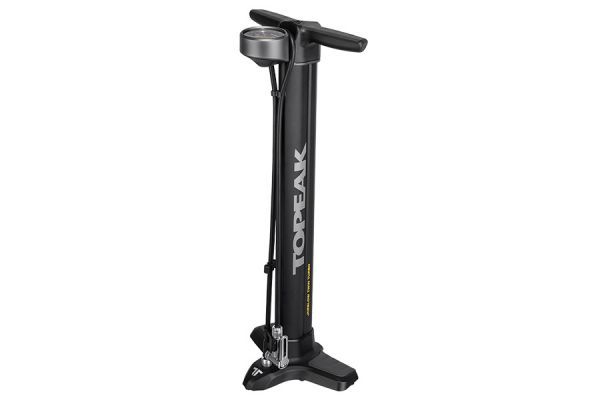 Pompe à pied Topeak Joeblow Twin Turbo Manomètre Noir