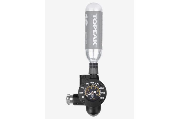 Topeak AirBooster G2 Pumpe Druckanzeige CO2 - Schwarz