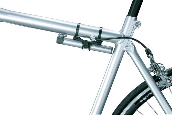 Topeak Micro Rocket AL Pumpe - Silber