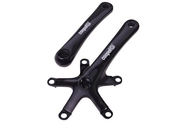 Csepel Teta 130BCD Crank Arms 165mm - Black