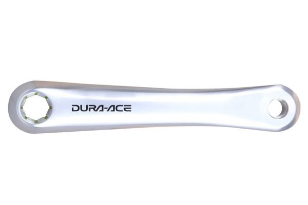 Pedivelle Shimano Dura-Ace Track FC-7710 170 mm Argento