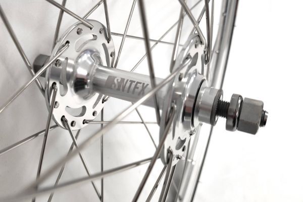 Santafixie 30mm Voorwiel + Binnenband + Band - Zilver Classic