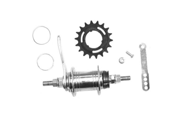 Gurpil Coaster Brake Hub 36 Hole - Silver