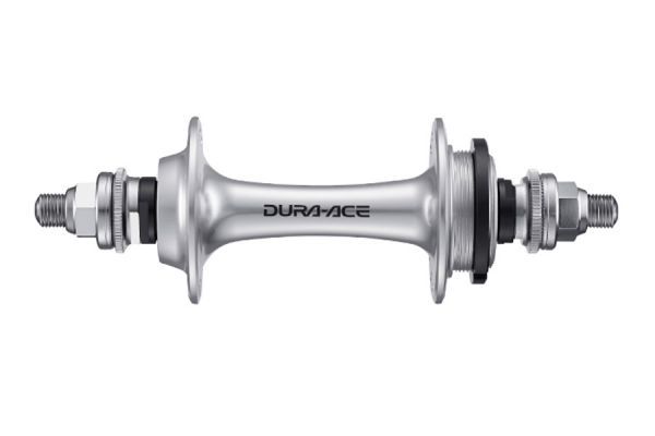 Buje trasero Shimano Dura-Ace Track HB-7710 164 mm Rosca sencilla Plata