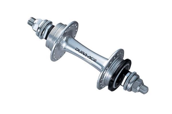 Shimano Dura-Ace Track HB-7710 Hinterradnabe 164 mm beidseitig - Silber