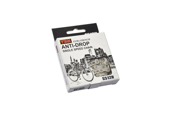 YBN S512H Kette für Singlespeed - weiß