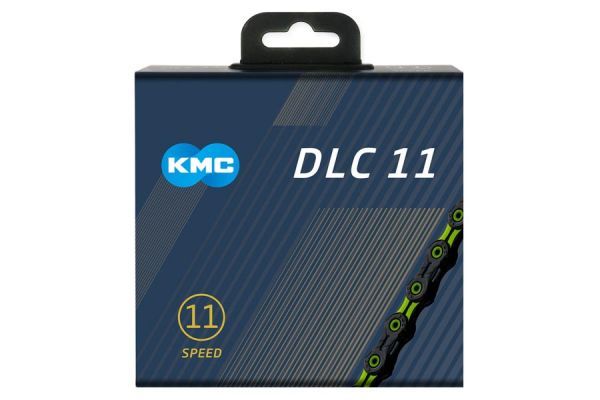 Cadena KMC DLC11 11V 118 Eslabones Verde