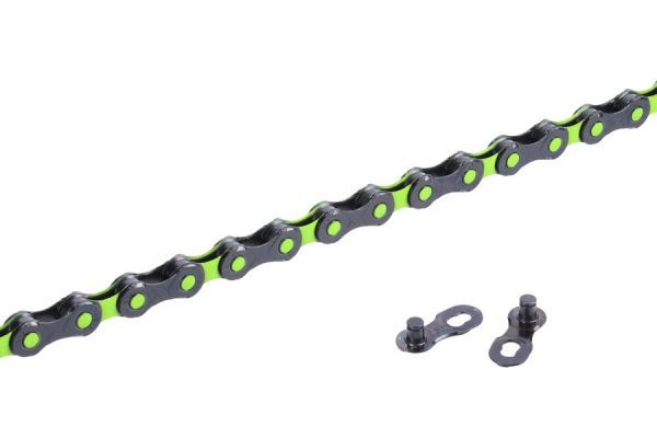 KMC DLC12 Chain 12S 126 Links - Green