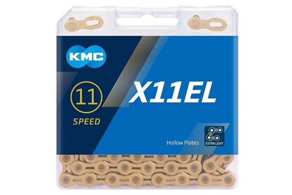 Cadena KMC X11EL 11V 118 Eslabones Oro