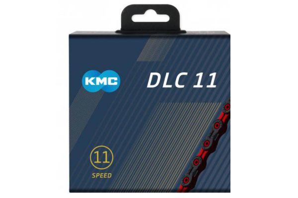 KMC X11SL DLC Chain 11S 118 Links - Red