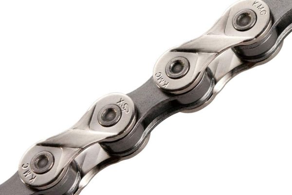 KMC X8 Chain 8S 114 Silver Links - Grey