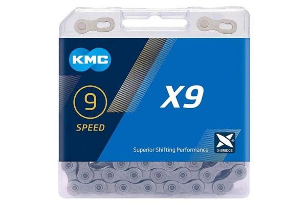 KMC X9 Chain 9S 114 Links - Grey
