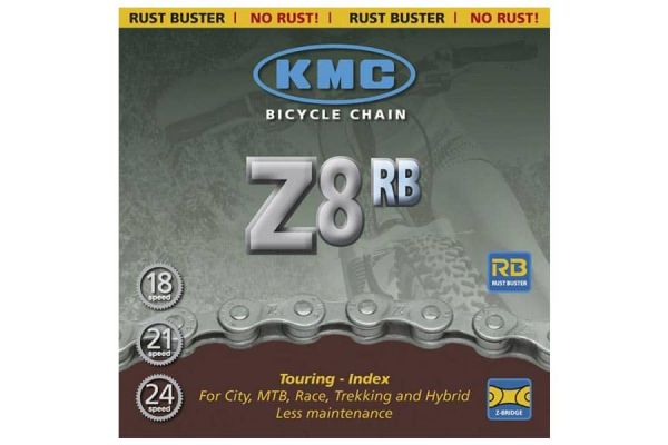 Chaîne KMC Z8RB 7V 116 Maillons Argent