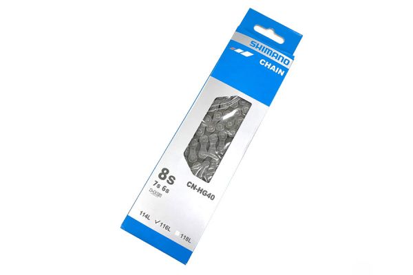 Cadena Shimano Tourney CN-HG40 6/7/8V 116 Eslabones Gris