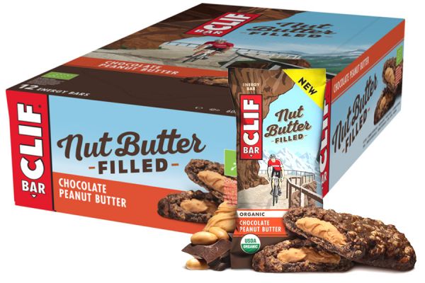 Barre Énergétique Clif Bar Chocolat Beurre de Noisette Bio (Boîte 12x)