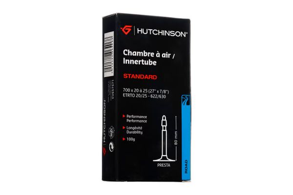 Hutchinson 700x20/25C Presta Inner Tube 80mm