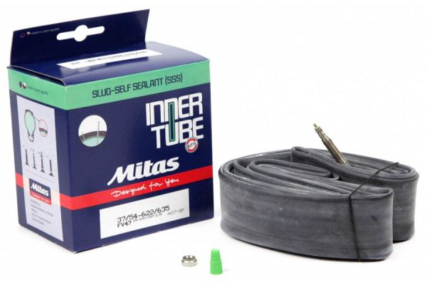 Mitas 27.5x1.75/2.50 Gel Presta Inner Tube Black