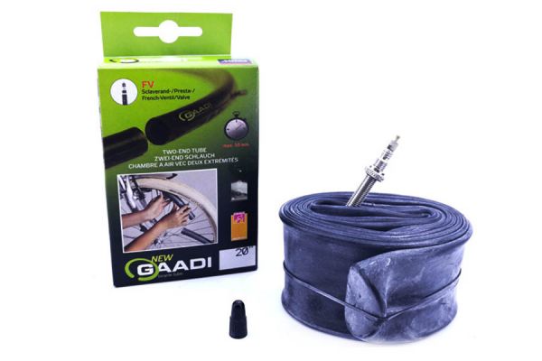 Cámara Gaadi 20x1.90/2.10 FV47 Presta Negro