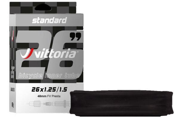 Vittoria Standard 700x40/52C Presta Slange 48mm Sort