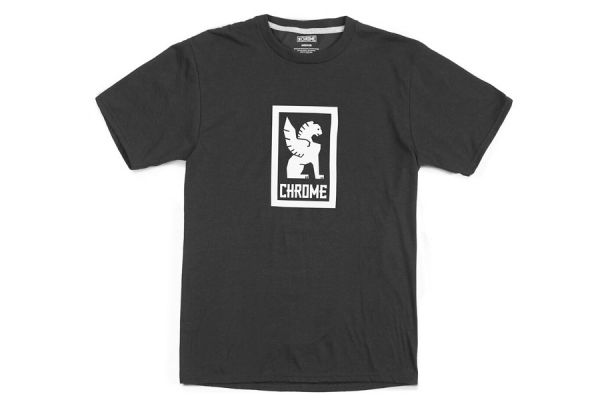 Camiseta Chrome Industries Vertical Logo Negro