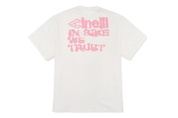Cinelli In Bike We Trust T-shirt White
