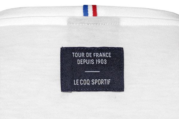 Le Coq Sportif TDF Nissa La Ringeklokkea Hvid T-shirt