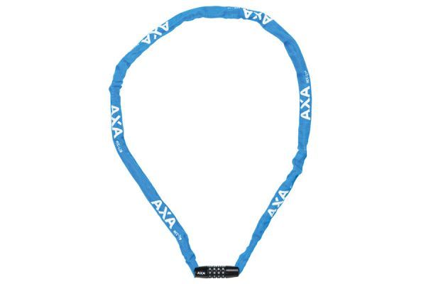 AXA Rigid RCC Chain Lock 120cm Combination - Turquoise