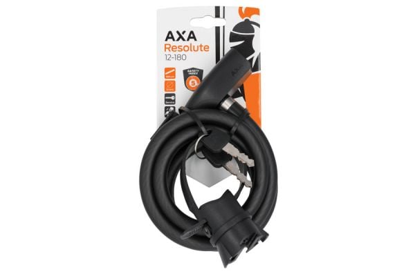 Cable antivol AXA Resolute 12-180 Noir