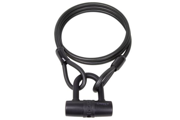 Eltin Caiman Lock + Cable Bike Lock 10x1800mm