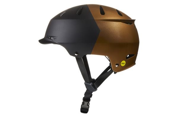 Casco Bern Hendrix Metallic Copper Hatstyle MIPS Cobre