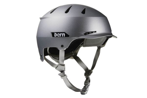 Bern Hendrix Helmet Metallic Hatstyle MIPS - Silver