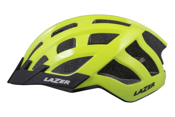 Lazer Compact DLX Cykelhjelm Net+Led+MIPS Gul 