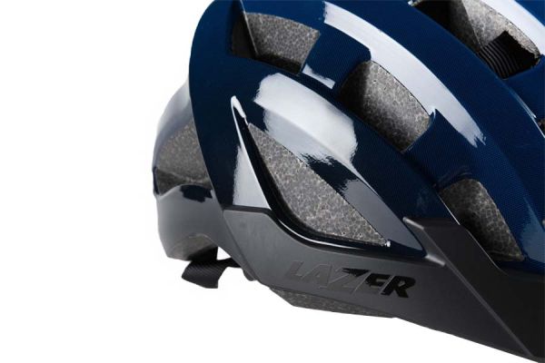 Casco Lazer Compact DLX Net+Led Blu / Nero 