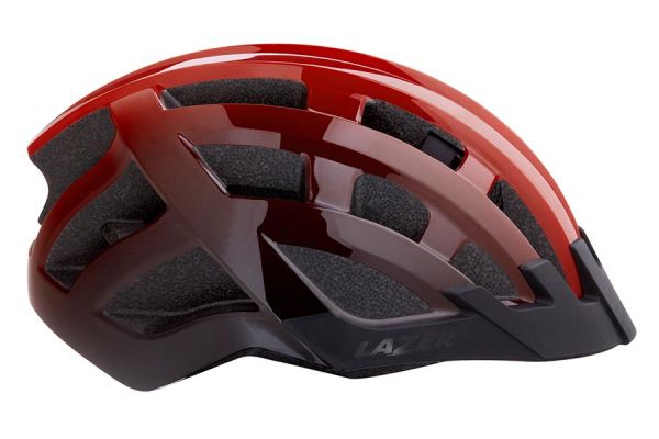 Casco Lazer Compact DLX Net+Led+MIPS Nero / Rosso 