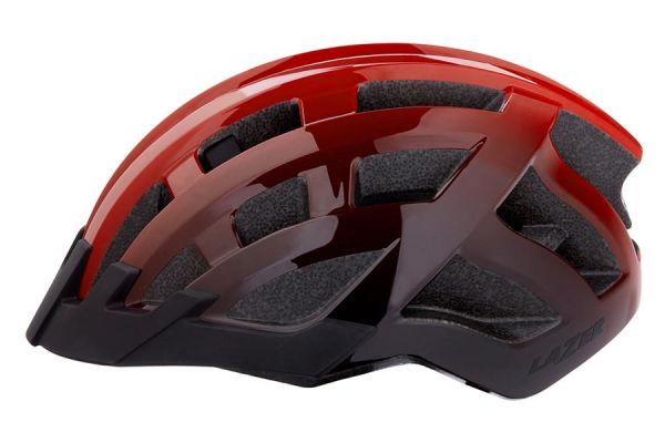 Casco Lazer Compact DLX Net+Led+MIPS Nero / Rosso 