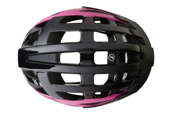 Casco Lazer Petit DLX Net+led Nero / Rosa 